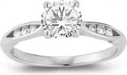 GLAZE JEWELRY Round Moissanite Ring