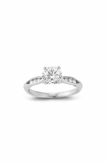 Round Moissanite Ring