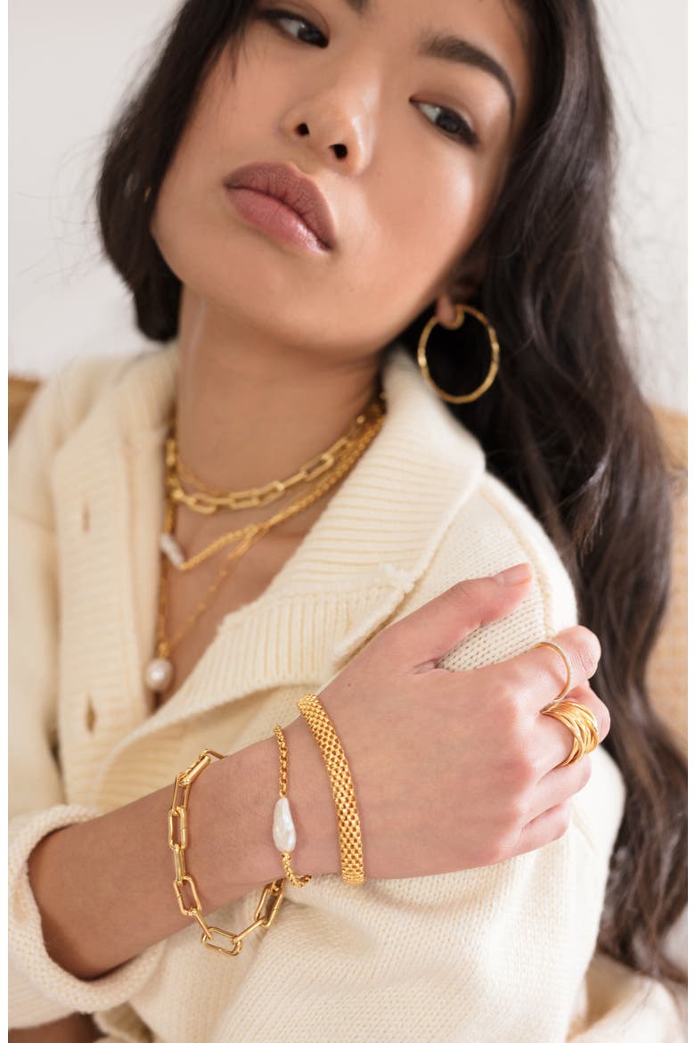 Alta Capture Charm Bracelet, Alternate, color, YELLOW GOLD