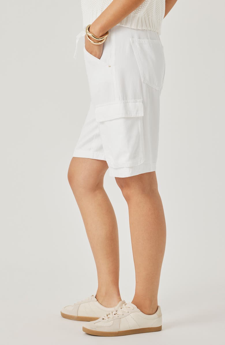 Splendid Denim Cargo Shorts, Alternate, color, White