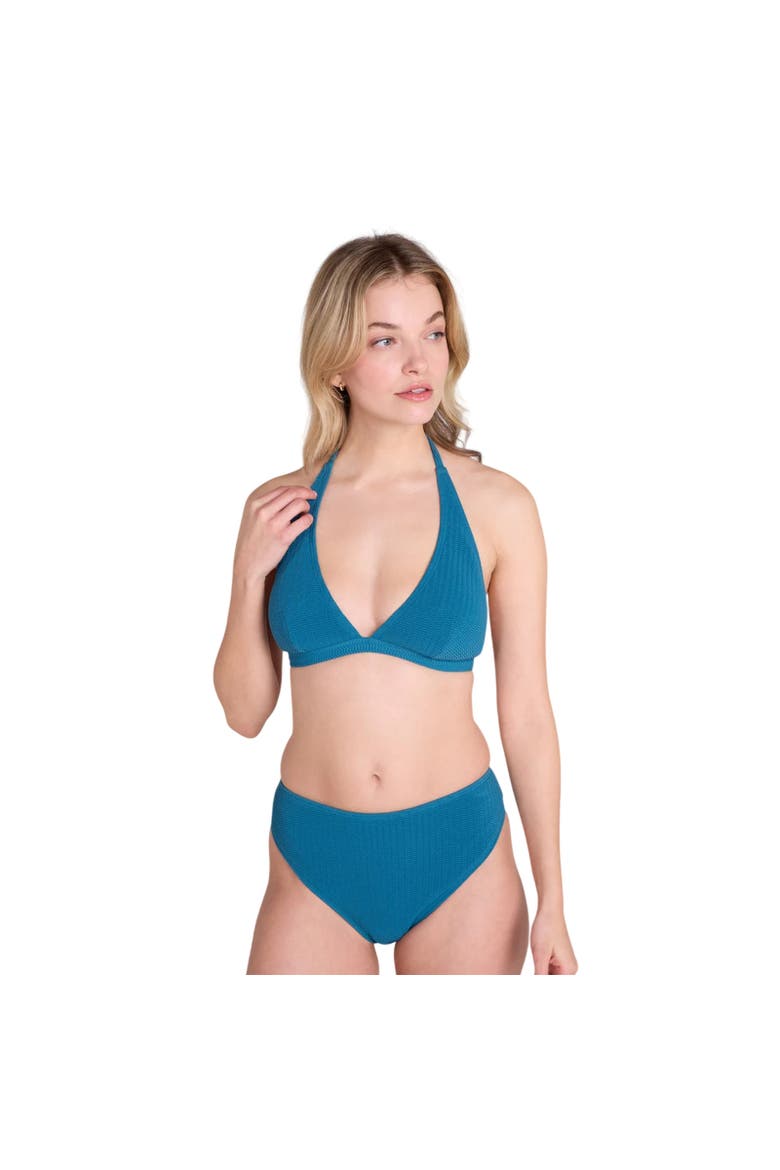 Iona Halter Neck Bikini Top, Main, color, Teal