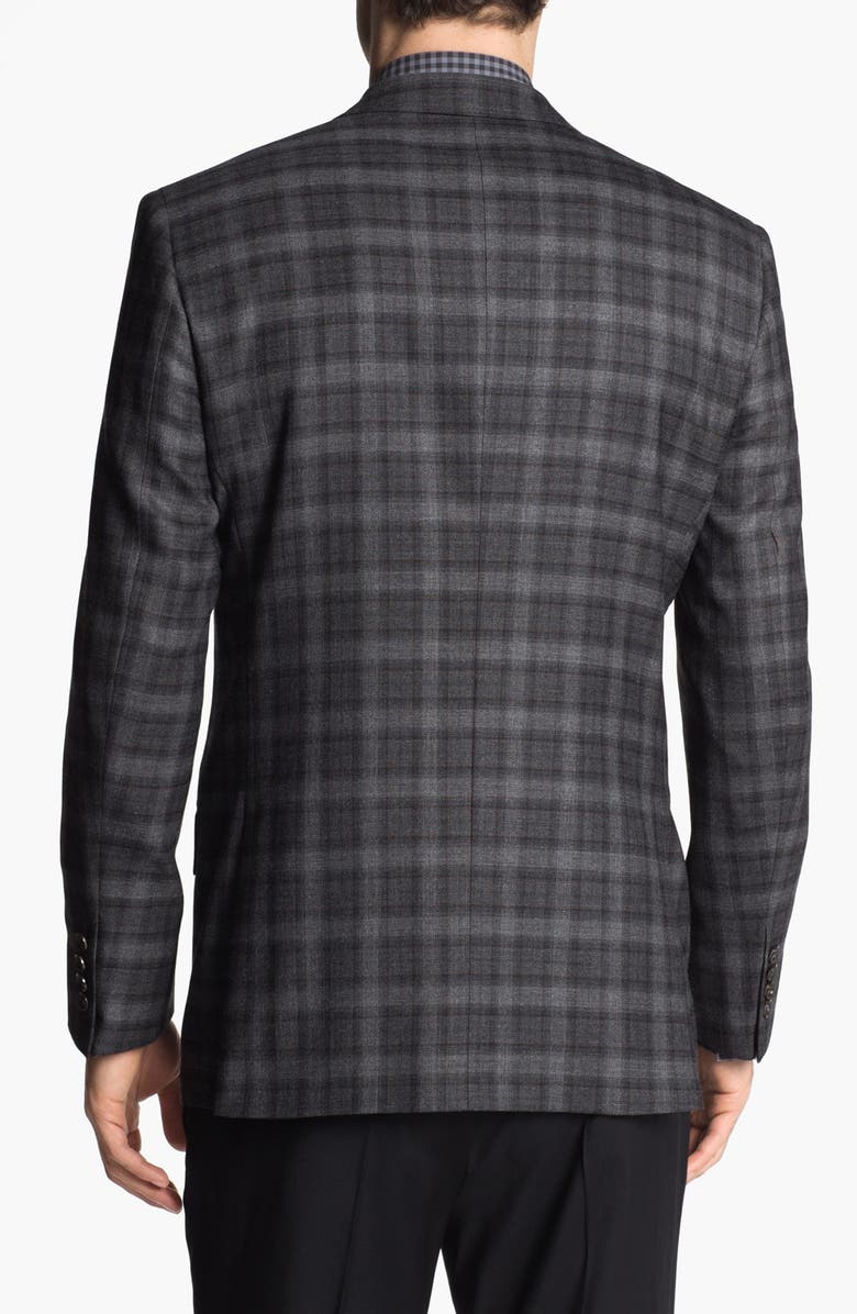 Ted Baker London 'Jones' Trim Fit Plaid Sportcoat, Alternate, color, 