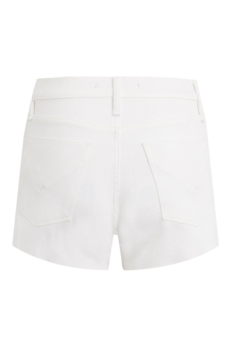 Gemma Mid Rise Denim Shorts, Alternate, color, CLEAN WHITE