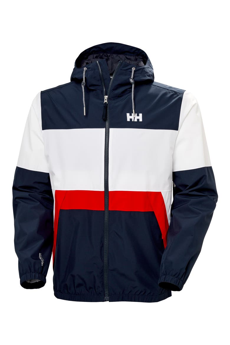 Koster Waterproof Rain Jacket, Alternate, color, NAVY