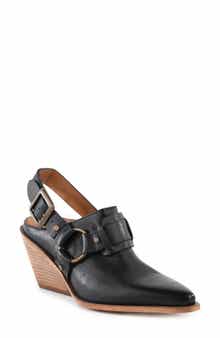 Classified Slingback Wedge Mule