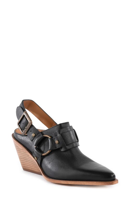 Seychelles Classified Slingback Wedge Mule In Black