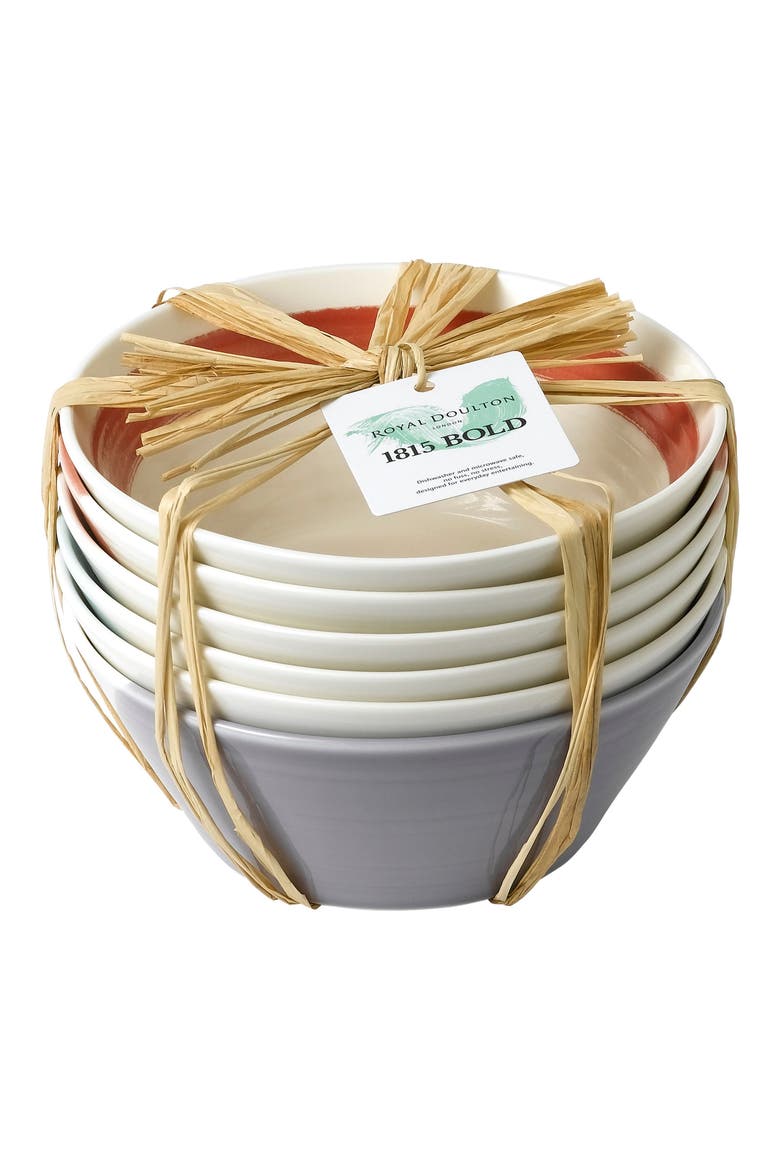 1815 Bold Set of 6 Cereal Bowls, Alternate, color, ASSORTED