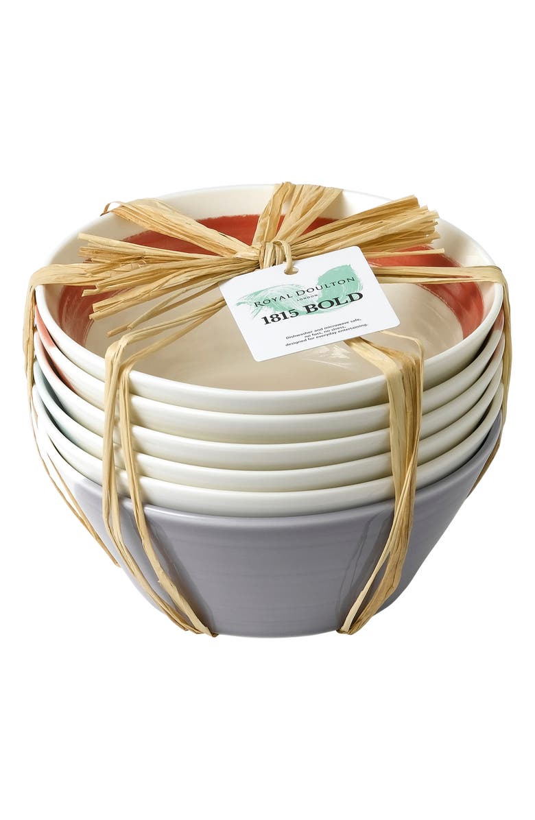 Royal Doulton 1815 Bold Set of 6 Cereal Bowls, Alternate, color, 