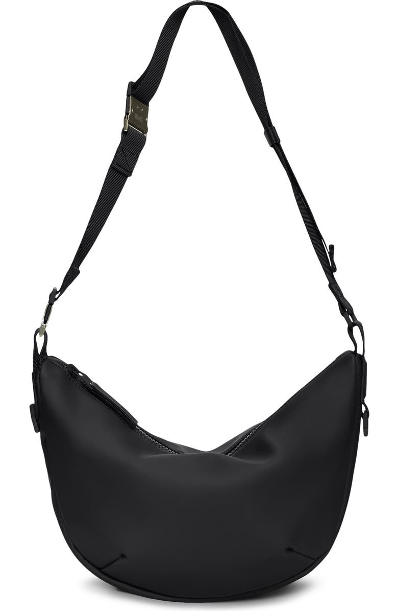Rains Valera Waterproof Shoulder Bag, Main, color, Black