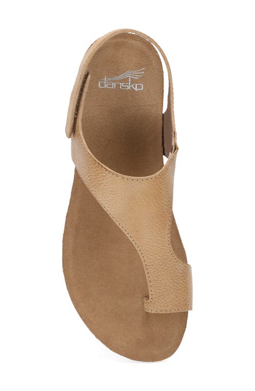 Dansko Reece Sandal In Honey Distressed
