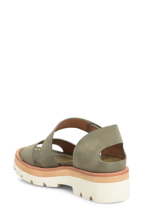 Söfft Pru Sandal In Pale Olive