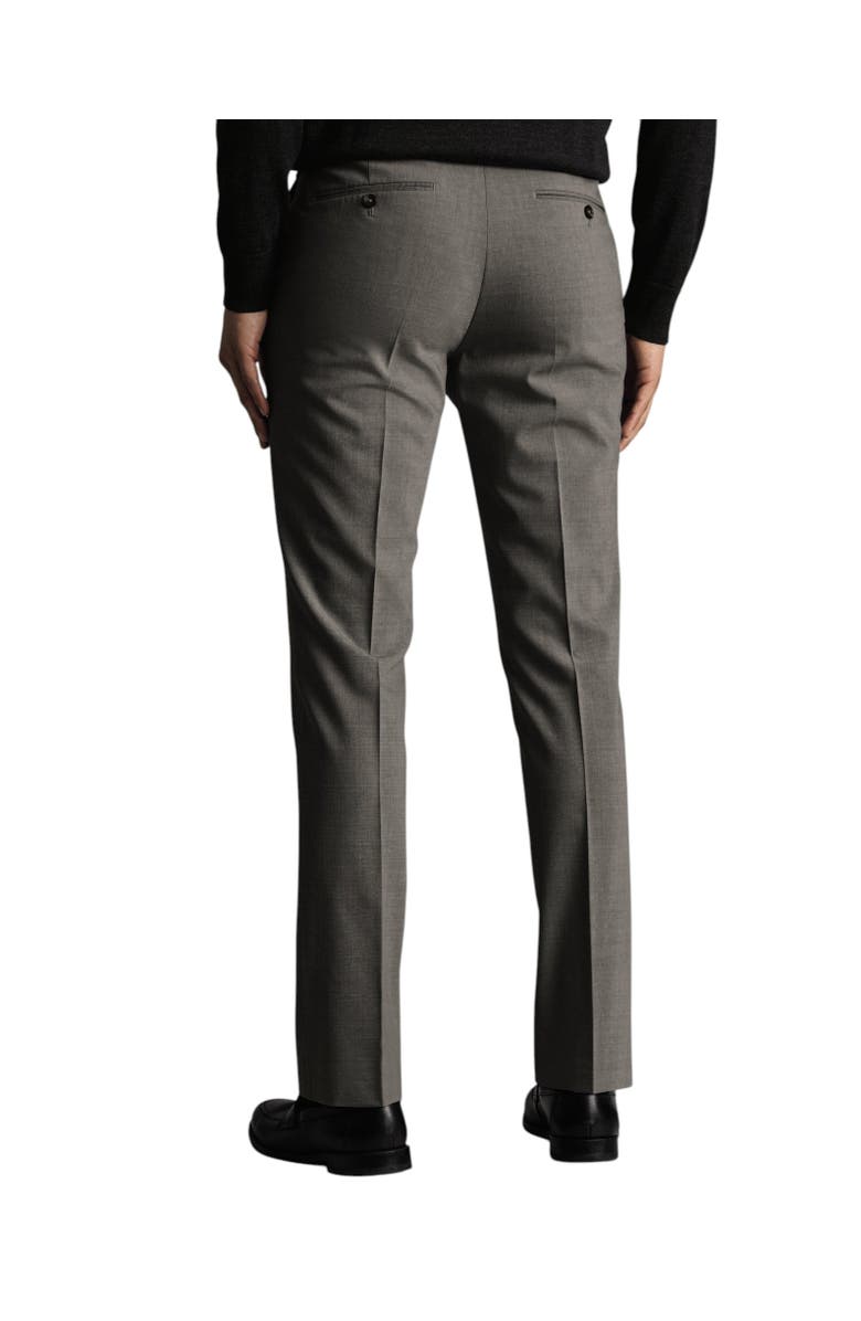 Charles Tyrwhitt Wool Stretch Slim Fit Pants, Alternate, color, Grey