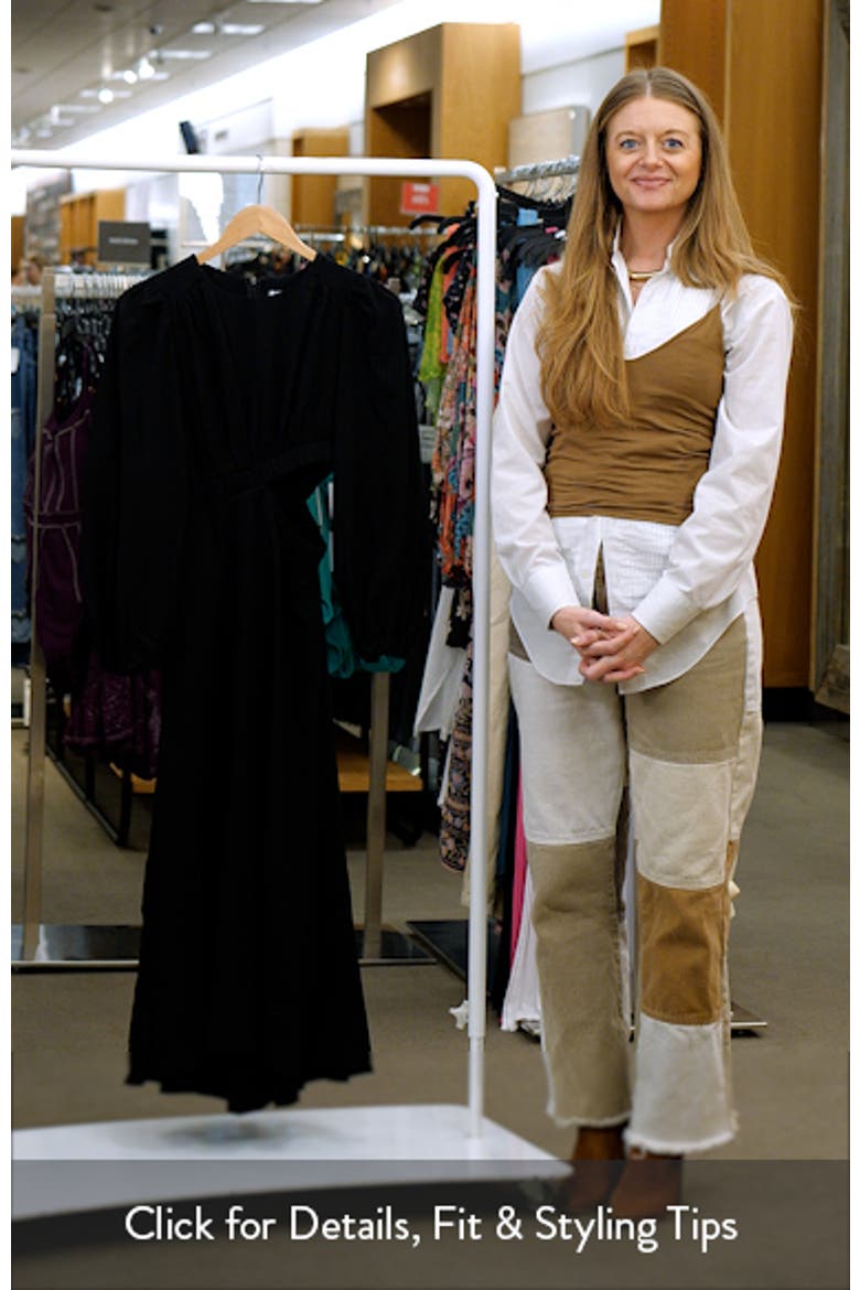Ginnee Long Sleeve Cutout Midi Dress video