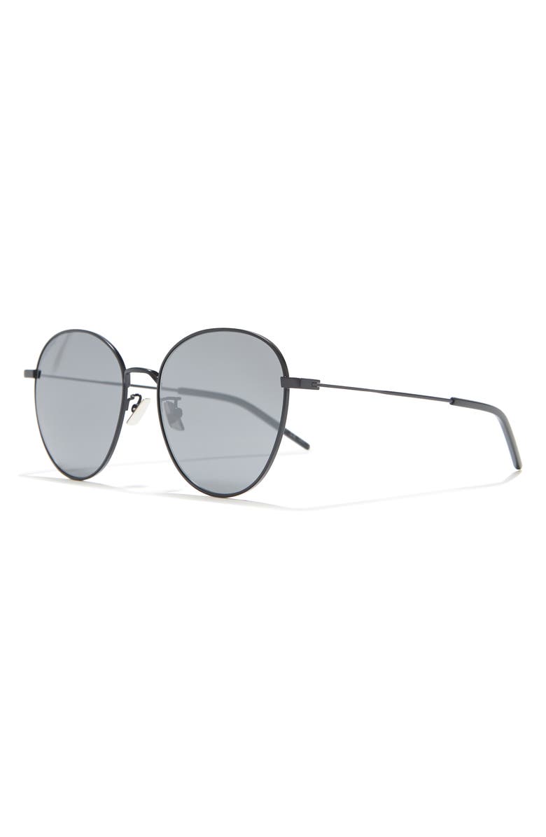 Saint Laurent 56mm Round Sunglasses, Alternate, color,