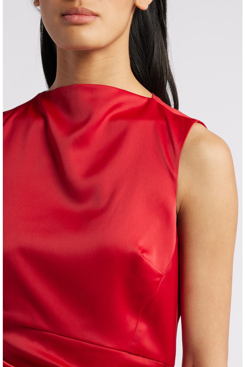 Sleeveless Mermaid Gown, Alternate, color, SAVVY RED