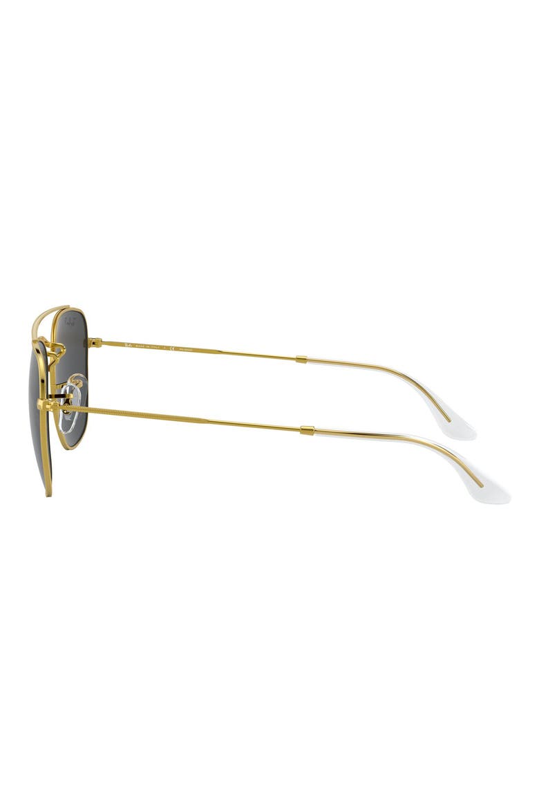 51mm Polarized Square Sunglasses, Alternate, color, LEGEND GOLD/ BLACK
