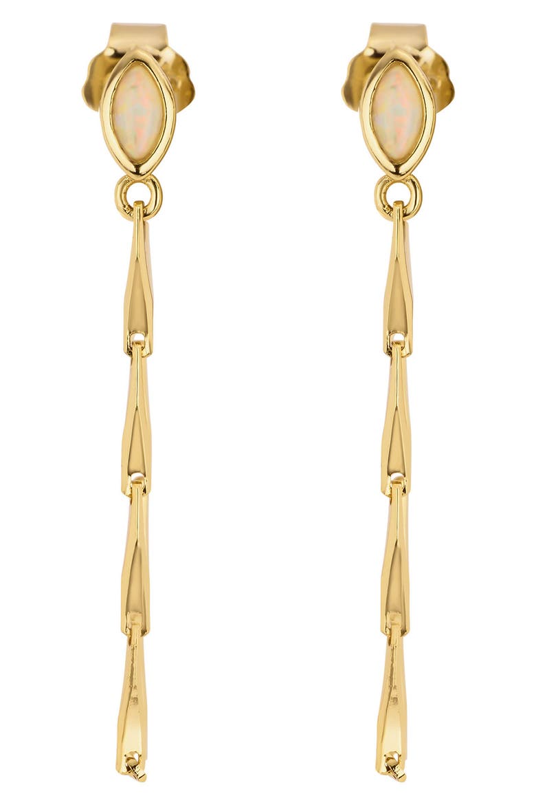 Athra Opal Chain Drop Earrings video