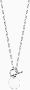 Oradina Toggle Me Disc Pendant Necklace in Sterling Silver