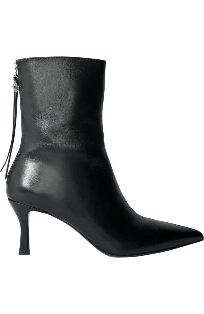maje Leather ankle boots, Main, color, Black