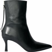 maje Leather ankle boots
