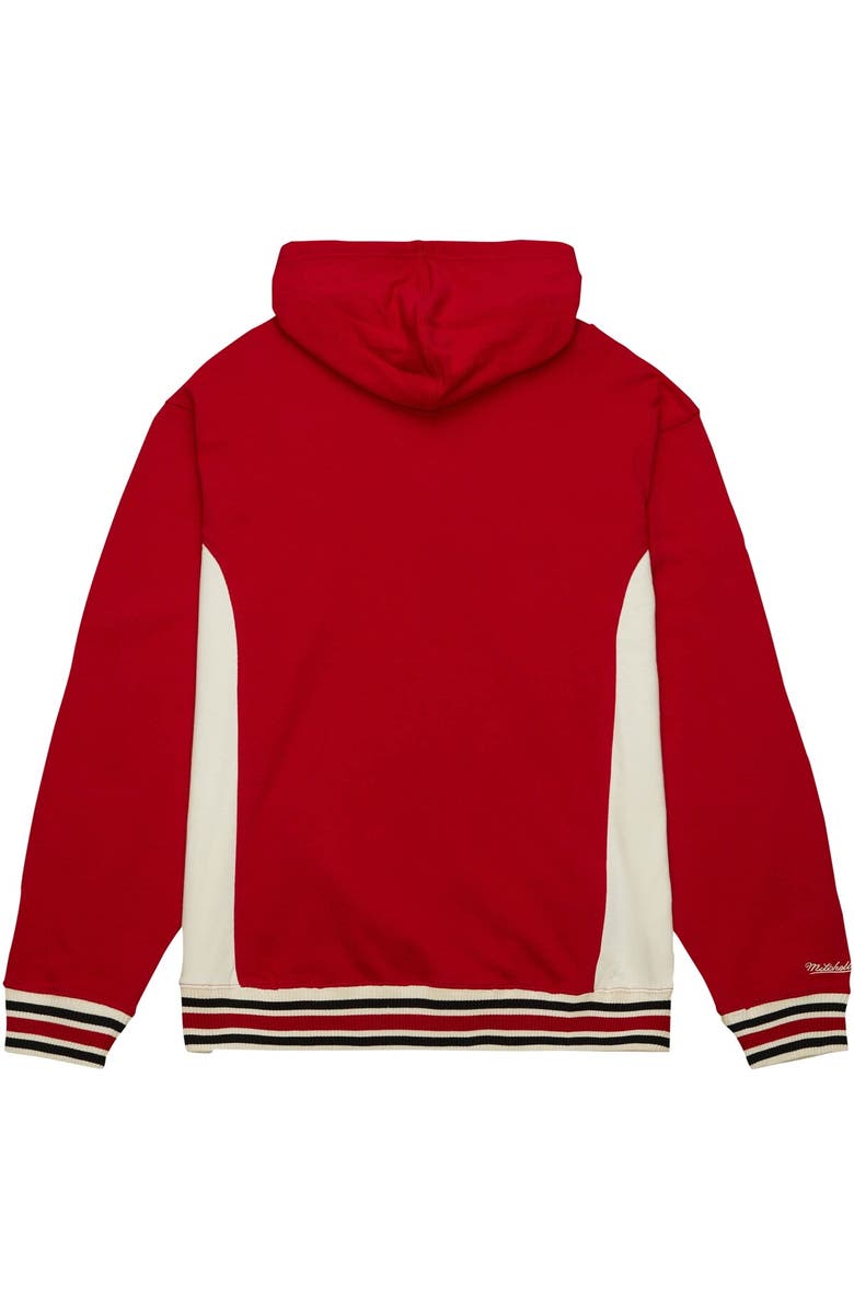 Mitchell & Ness Men's Mitchell & Ness Crimson Oklahoma Sooners Team Legacy French Terry Pullover Hoodie, Alternate, color, Crimson