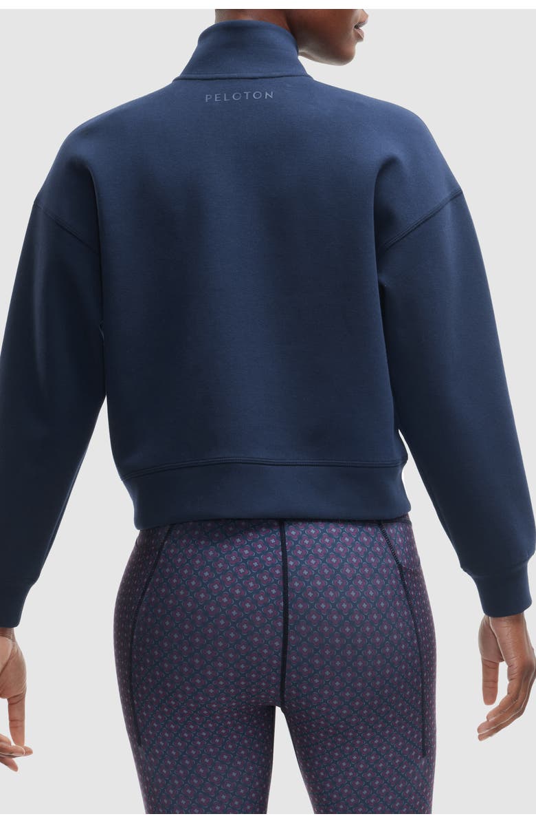 Peloton Tech Double Knit Full Zip, Alternate, color, Deep Navy