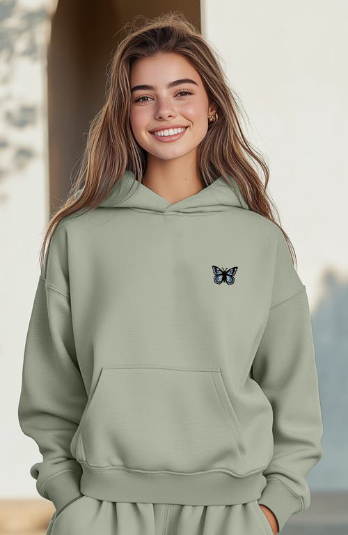 Dalix Butterfly Midweight Fleece Relaxed Sweatsuit