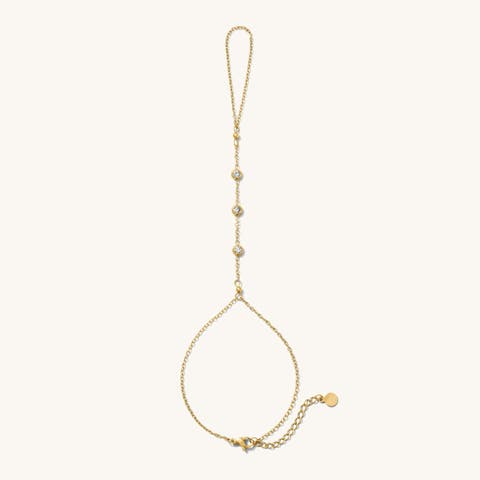 Anna Bezel Hand Chain