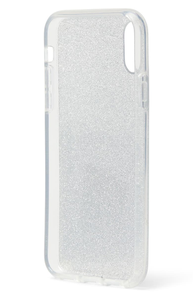 Kate Spade New York glitter ombré iPhone X/Xs/Xs Max & XR case, Alternate, color, 