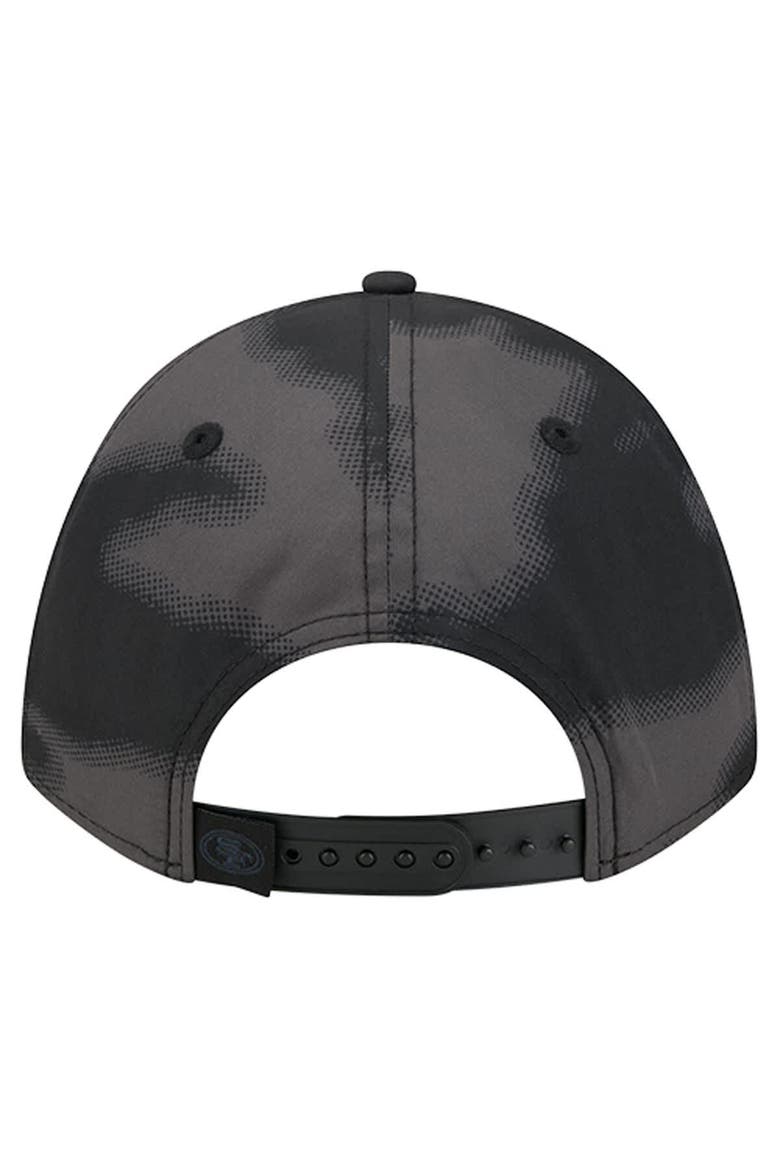 Men's New Era Gray San Francisco 49ers Halftone Camo 9FORTY Hat, Alternate, color, Gray