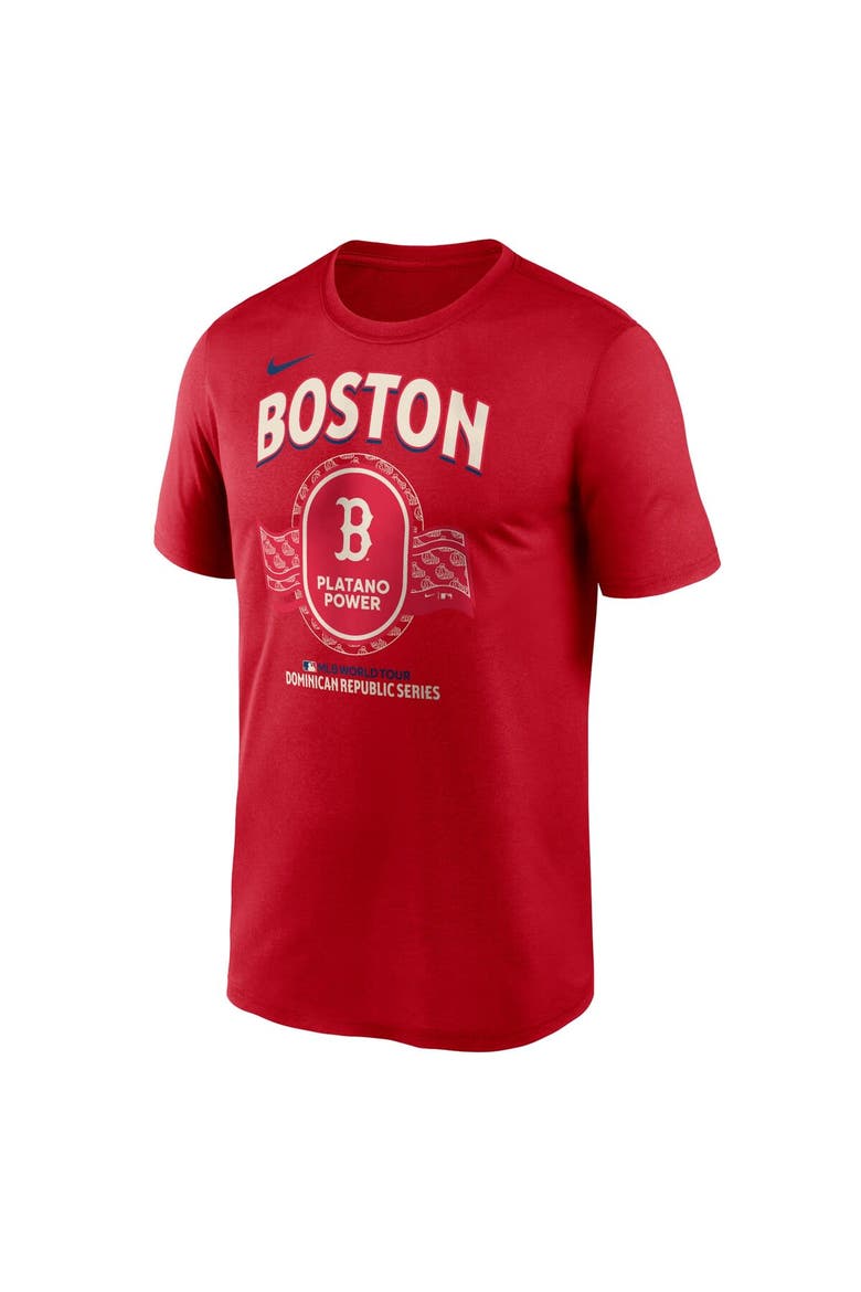 Men's Nike Red Boston Red Sox Dominican Republic Series Legend T-Shirt, Alternate, color, Red