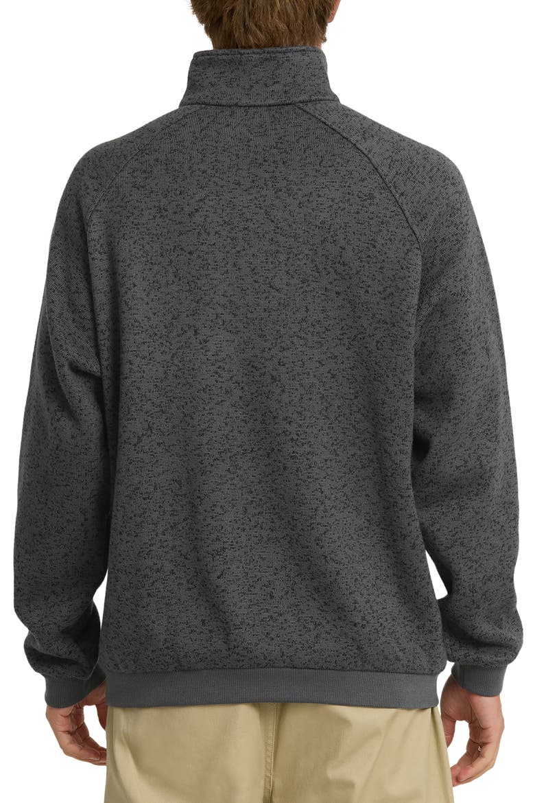 Keller Half Zip Pullover, Alternate, color, BLACK HEATHER