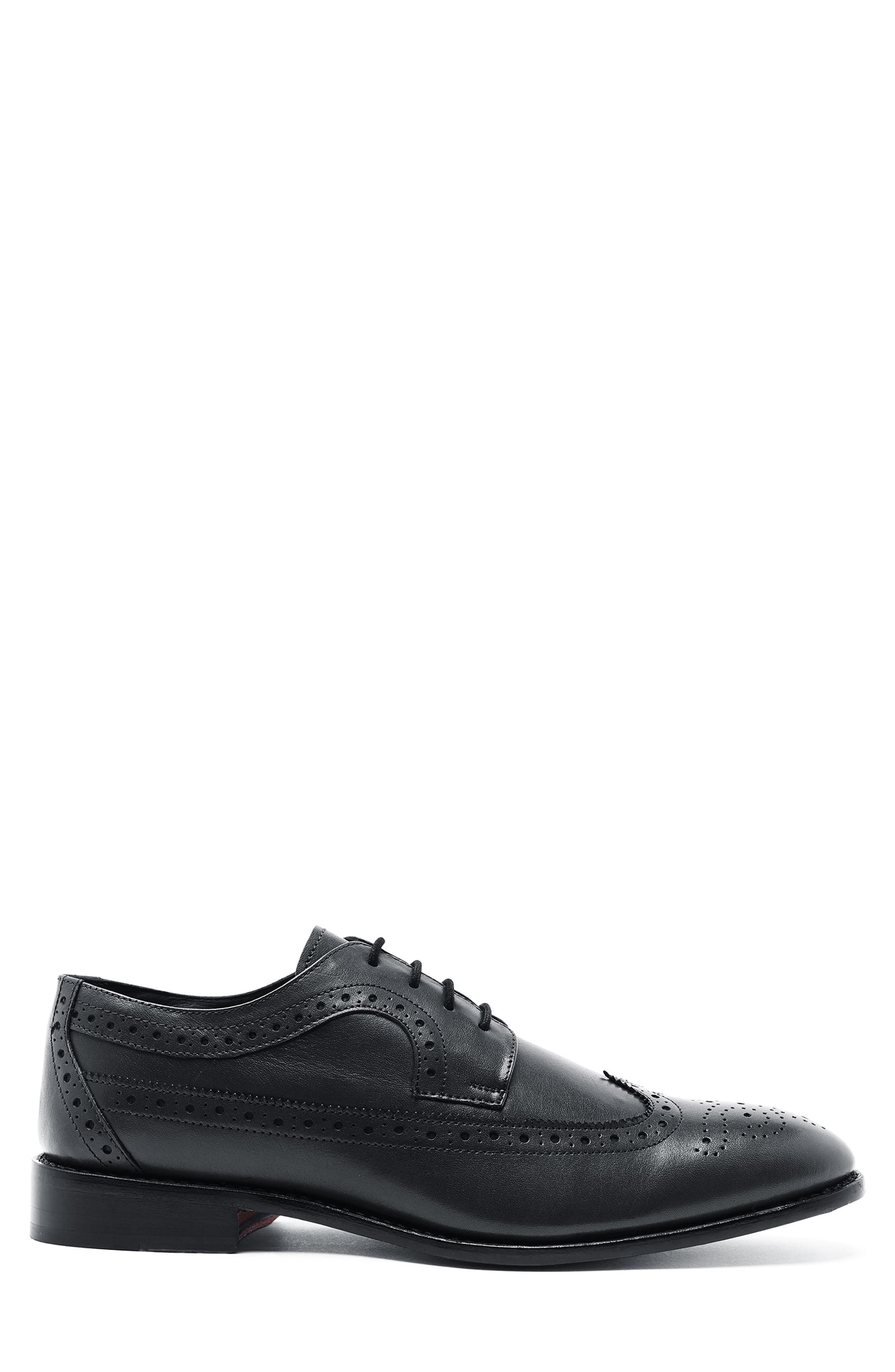 Anthony Veer Regan Wingtip Derby, Alternate, color, Black
