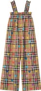 Burberry Heart Check Cotton Jumpsuit