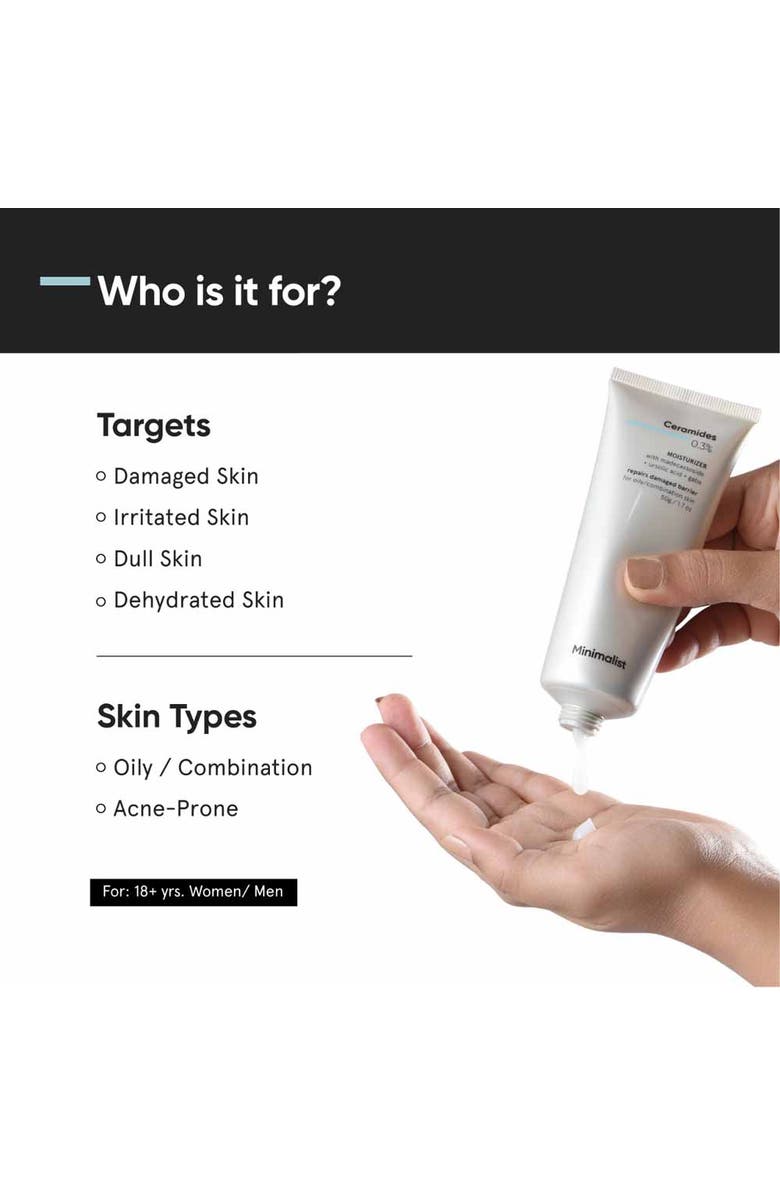 Minimalist Ceramides 0.3% Madecassoside Moisturizer, Alternate, color, 