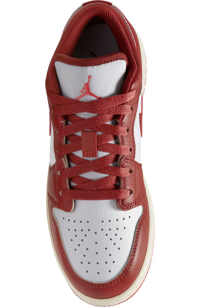 Jordan Air Jordan 1 Low SE Basketball Sneaker, Alternate, color, White/ Red/ Lobster/ Sail