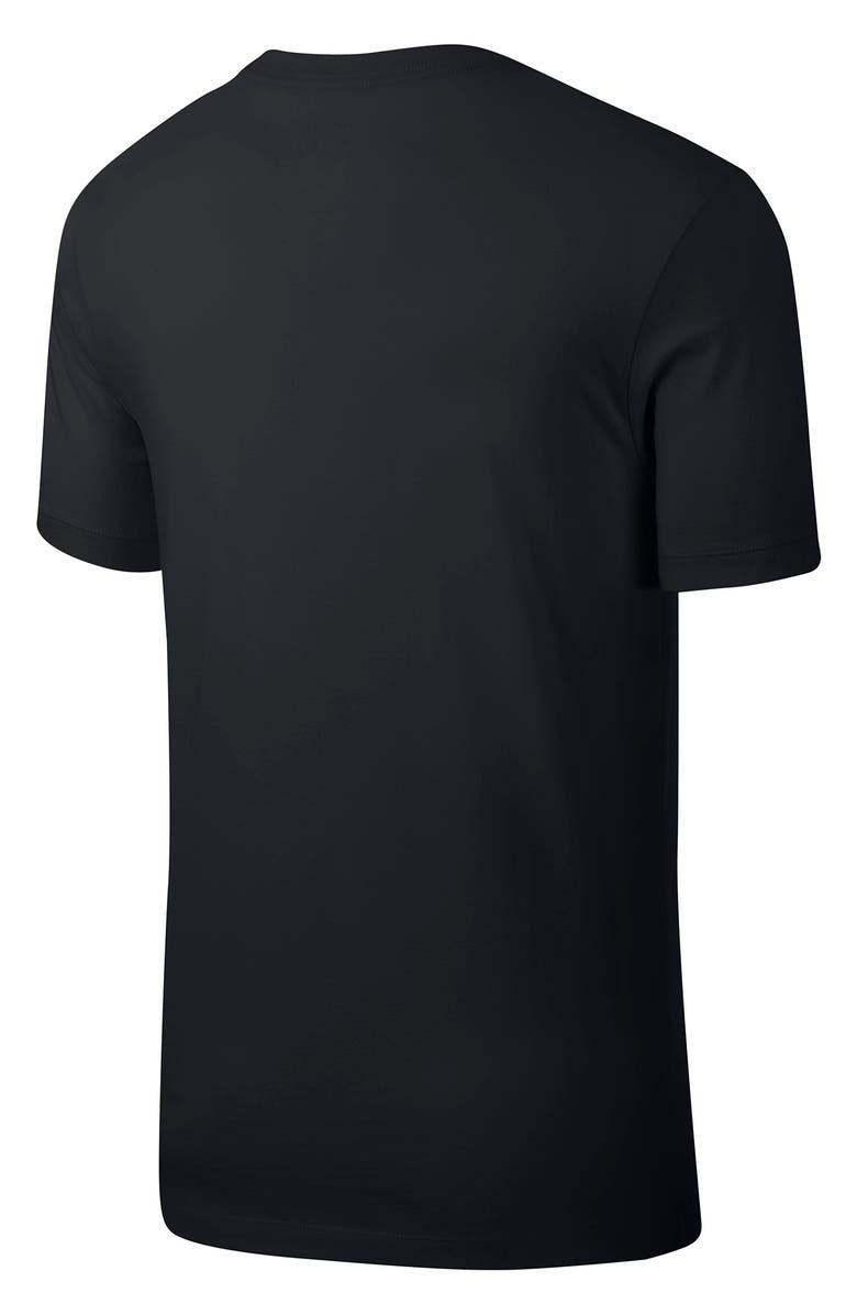Nike Sportswear Club Crew Neck T-Shirt, Alternate, color, 014 Black/White/Dark Grey