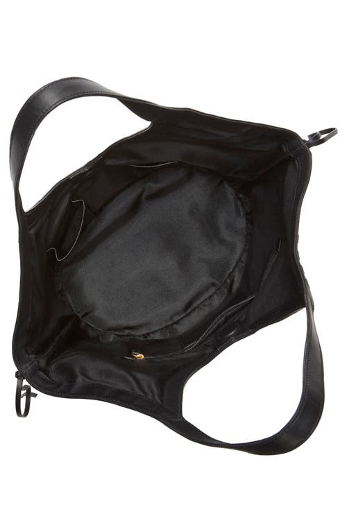 Vince Camuto Cryss Stitch Trim Tote In Black