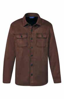 Faux Suede Overshirt