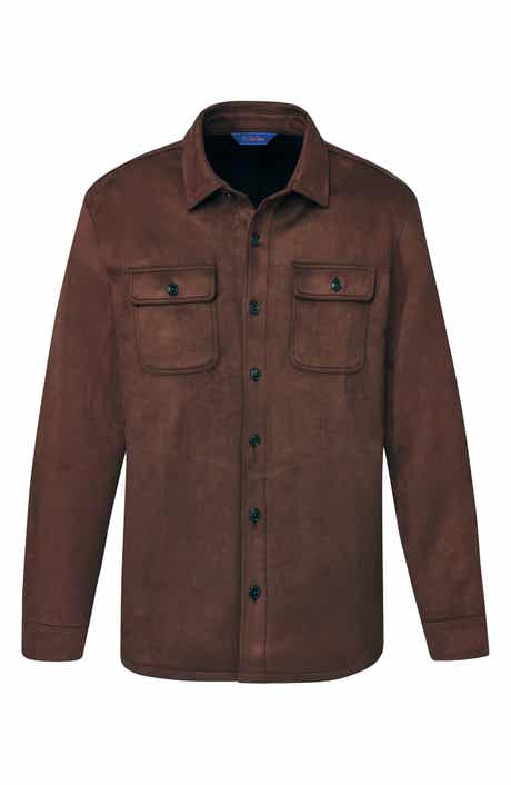 Faux Suede Overshirt