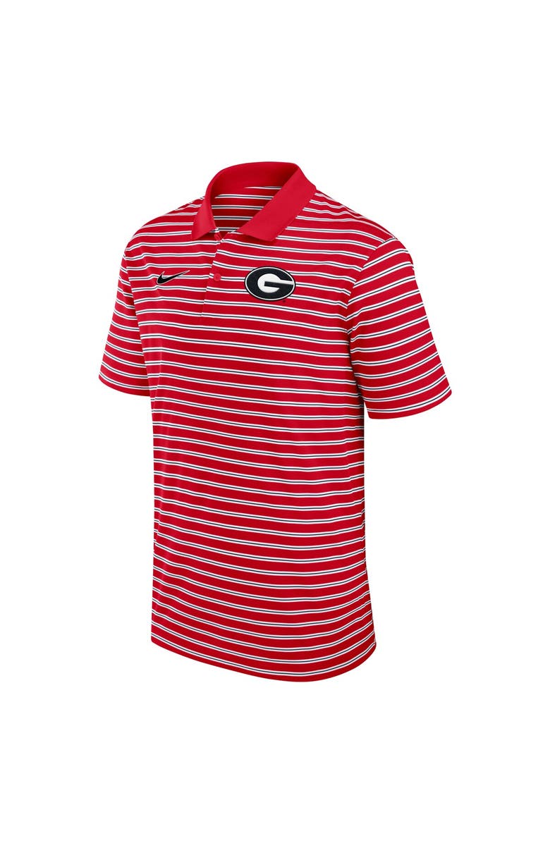 Nike Men's Nike Red/White Georgia Bulldogs Primetime Victory Striped Performance Polo, Alternate, color, Red