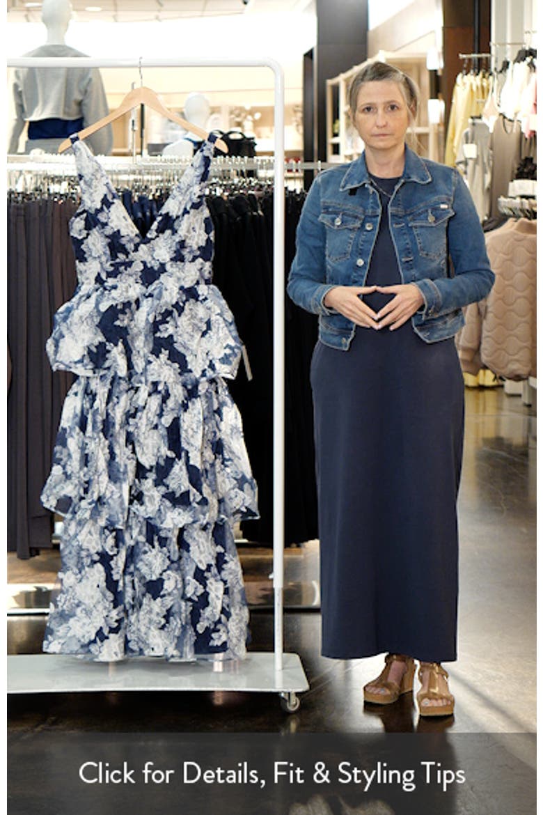 Vallia Floral Tiered Gown video