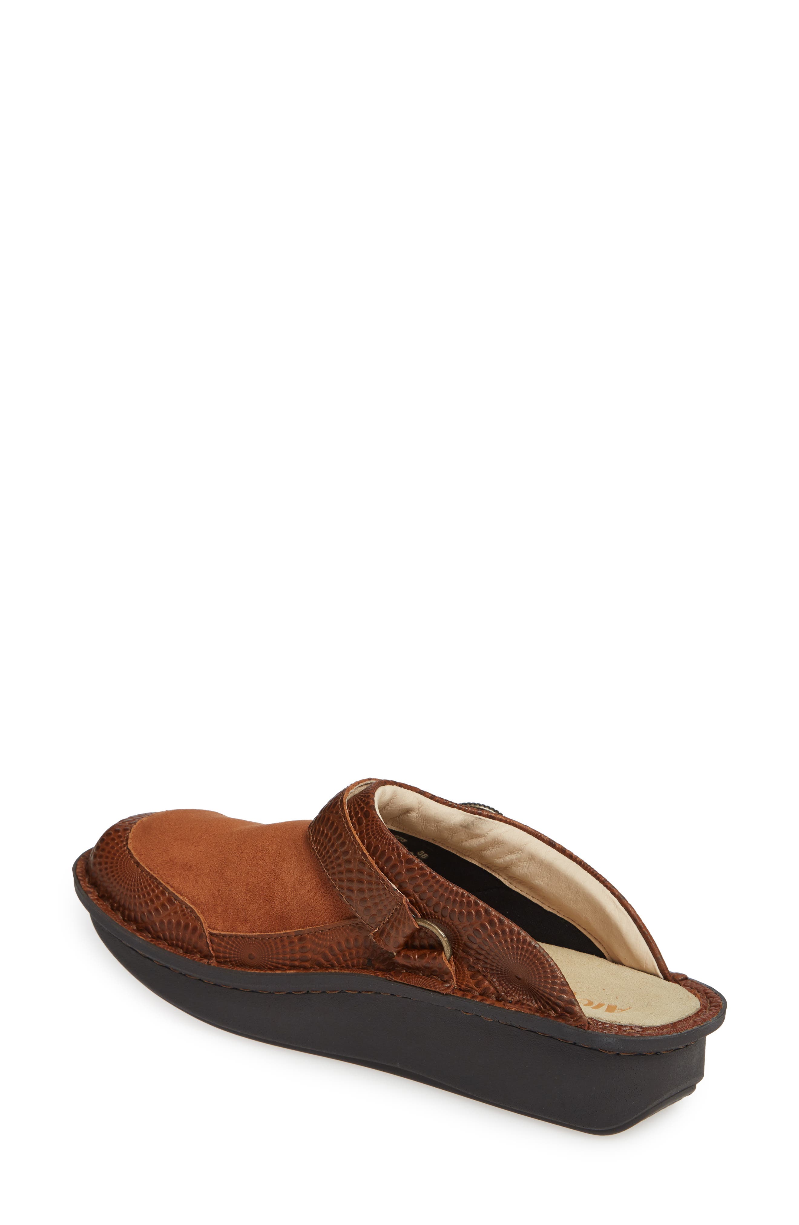Seville Water Resistant Clog, Alternate, color, BRANDY LEATHER
