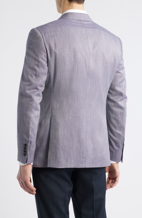 Emporio Armani Textured Sport Coat In Pink