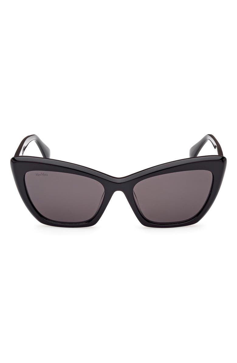 Max Mara 57mm Cat Eye Sunglasses, Main, color, 