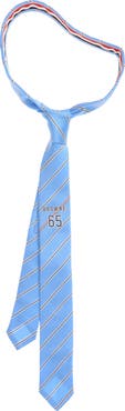 Thom Browne Jacquard Browne 65 Stripe Silk Tie