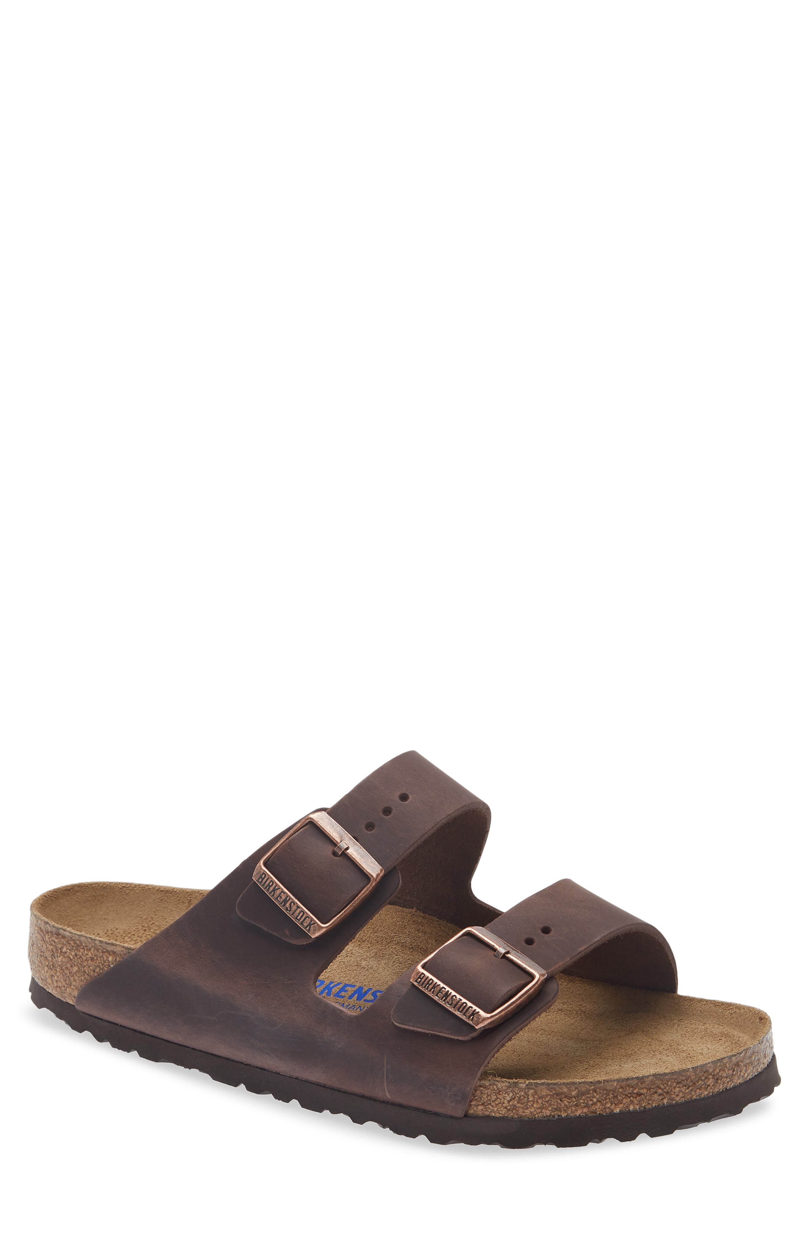 Arizona Soft Slide Sandal, Main, color, CORK BROWN