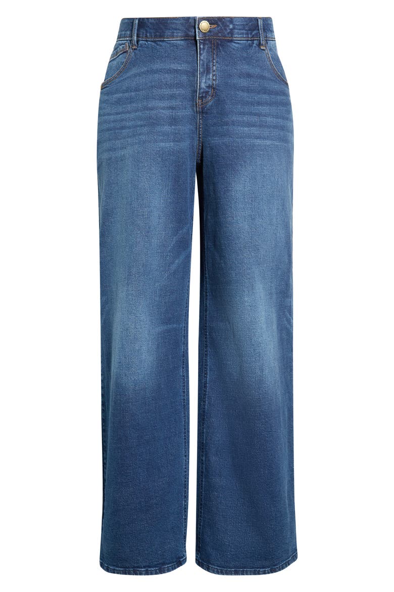 Sam High Waist Wide Leg Jeans, Main, color, BLUE