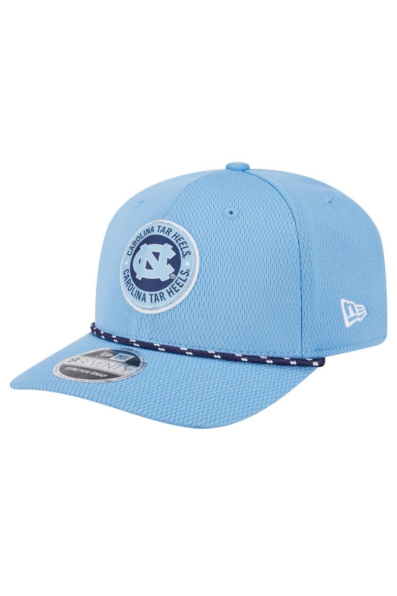 Men's New Era Carolina Blue North Carolina Tar Heels COOLERA 9SEVENTY Rope Stretch-Snap Hat, Alternate, color, Light Blue