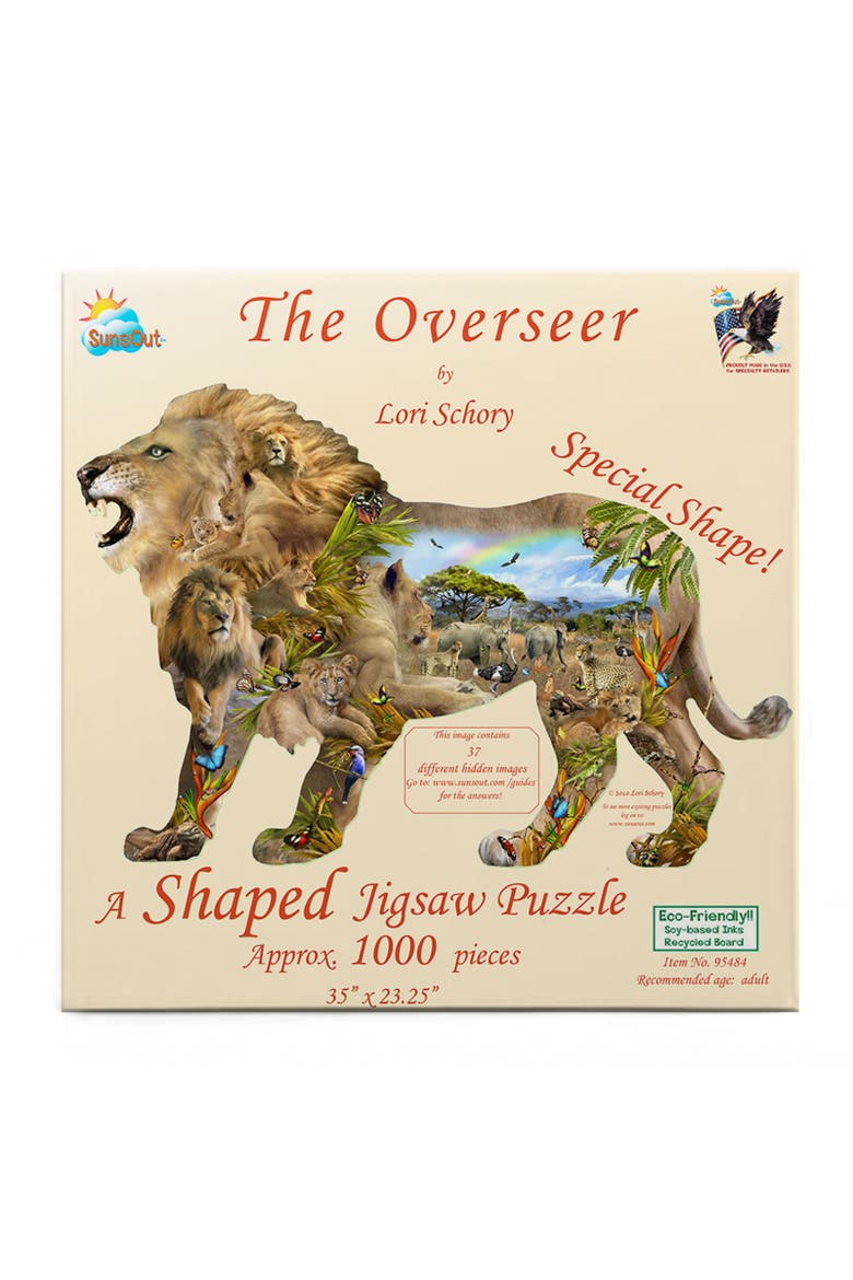 The Overseer 1000 piece Jigsaw Puzzle for Adults Shaped, Alternate, color, Multicolor